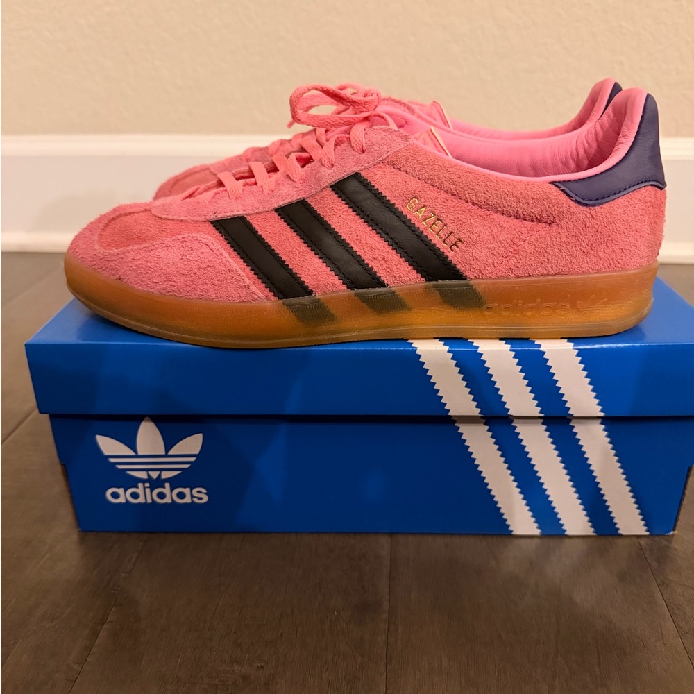 Adidas Gazelle Bliss Pink and Core Black Sneakers
